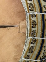 Moroccan ottoman pouf - Winter Wonderland