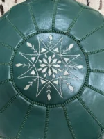 Moroccan ottoman pouf - Wild Woodland