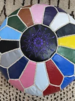 Moroccan ottoman pouf - Colorful Charisma