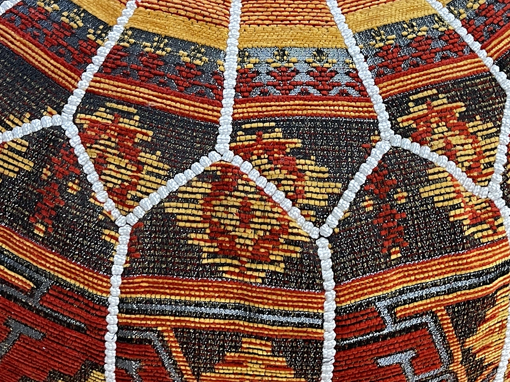 Moroccan ottoman pouf - Cinnamon Casbah