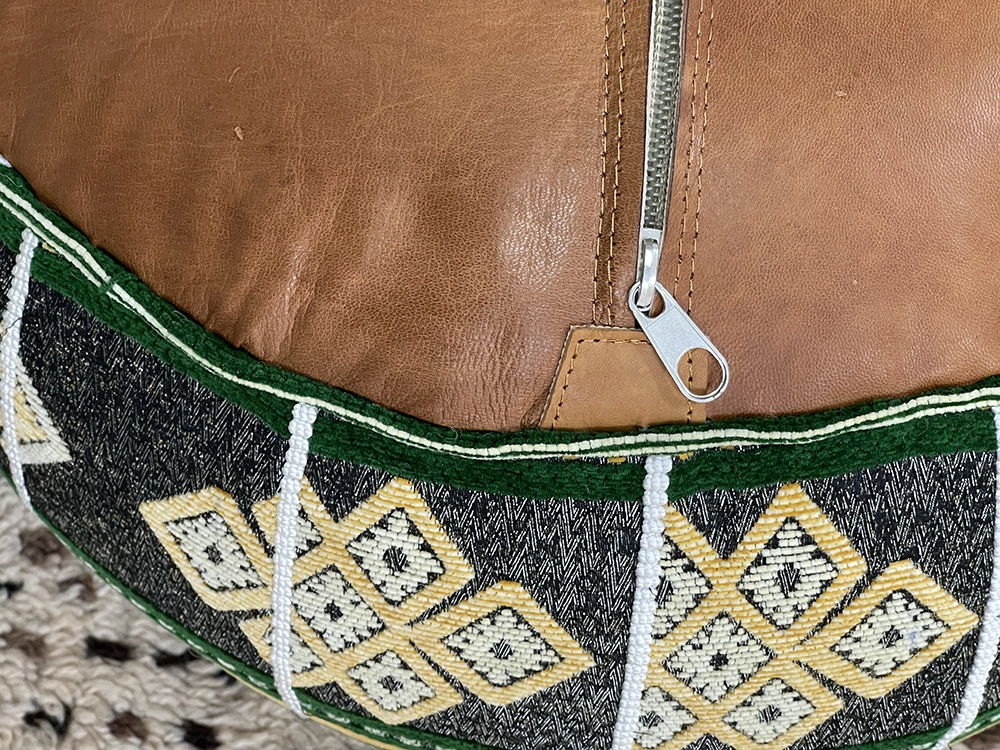 Moroccan ottoman pouf - Envy Elixir