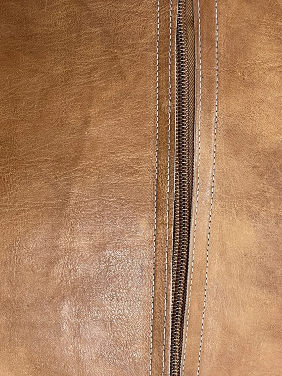 Moroccan ottoman pouf - Majestic Oasis