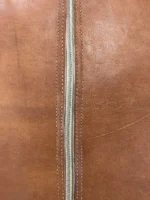 Moroccan ottoman pouf - Maple Mist