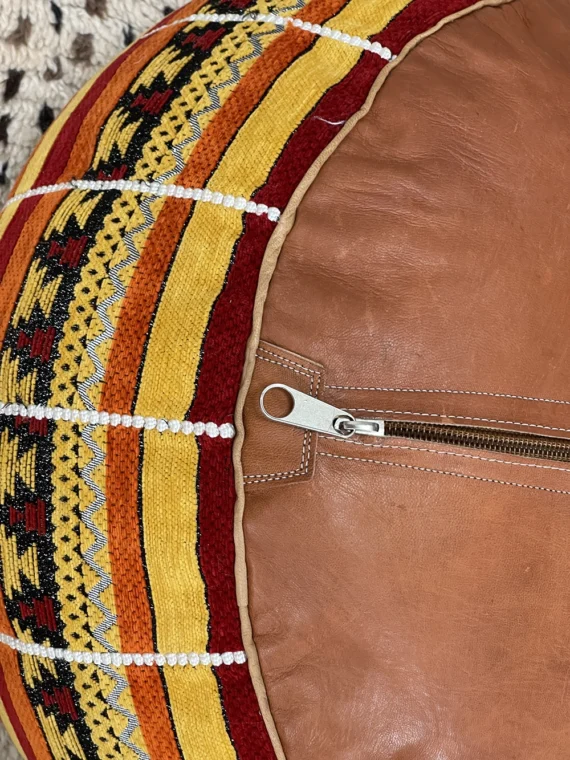 Moroccan ottoman pouf - Marrakech Gueliz