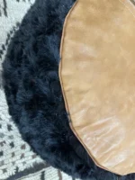 Moroccan ottoman pouf - Midnight Medina