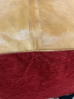 Moroccan ottoman pouf - Red Classic