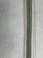 Moroccan ottoman pouf - Silvery Pearl