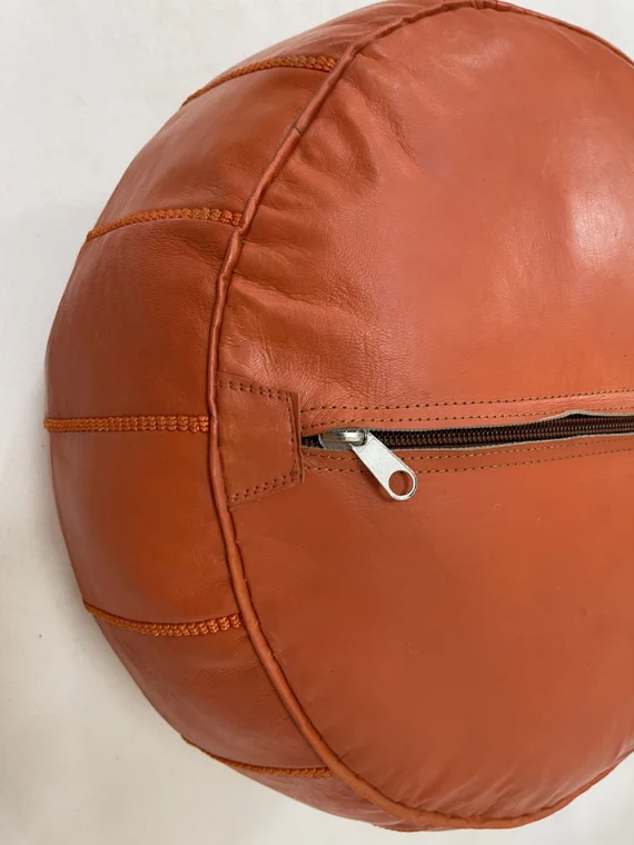 Moroccan ottoman pouf - Sunset Splendor