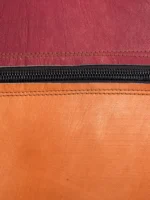 Moroccan ottoman pouf - Tangerine Touch