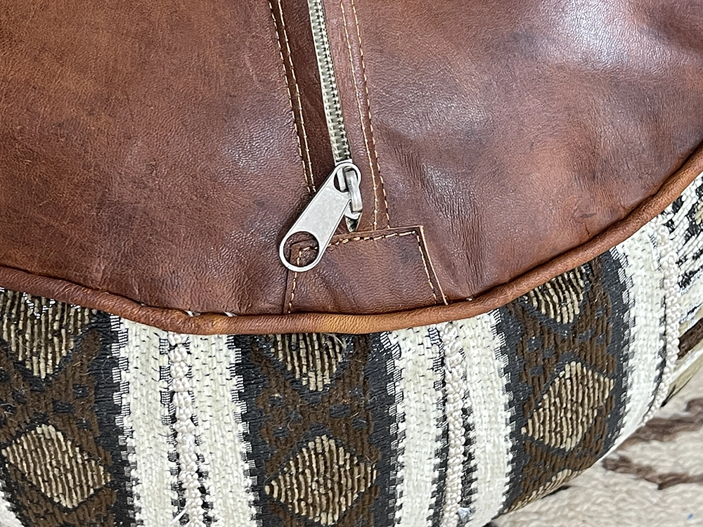 Moroccan ottoman pouf - Terra Tonic