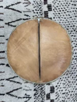 Moroccan ottoman pouf - Winter Wonderland