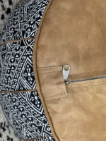 Moroccan ottoman pouf - Zebra Zen