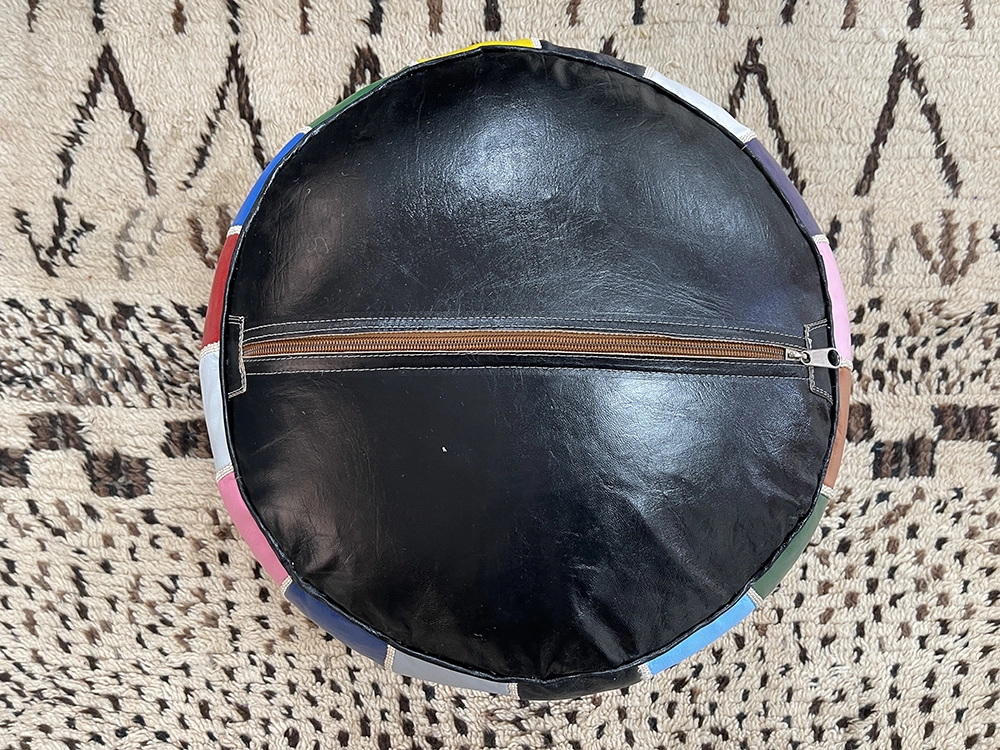 Moroccan ottoman pouf - Colorful Charisma