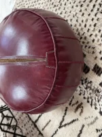 Moroccan ottoman pouf - Garnet Glory