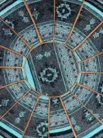 Moroccan ottoman pouf - Autumn Attitude