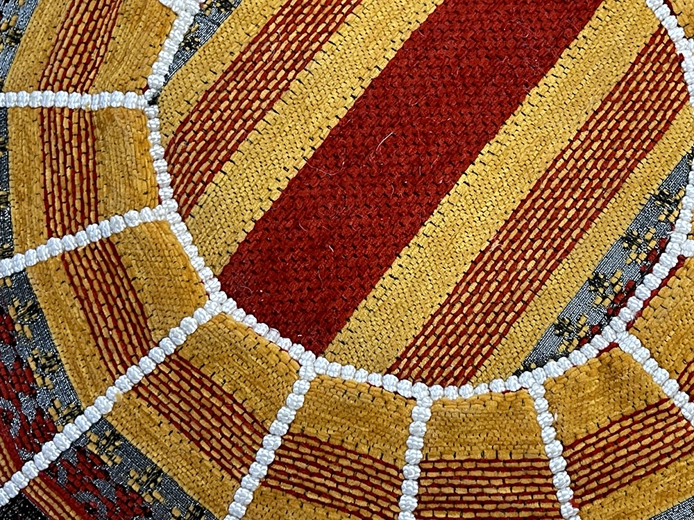 Moroccan ottoman pouf - Cinnamon Casbah