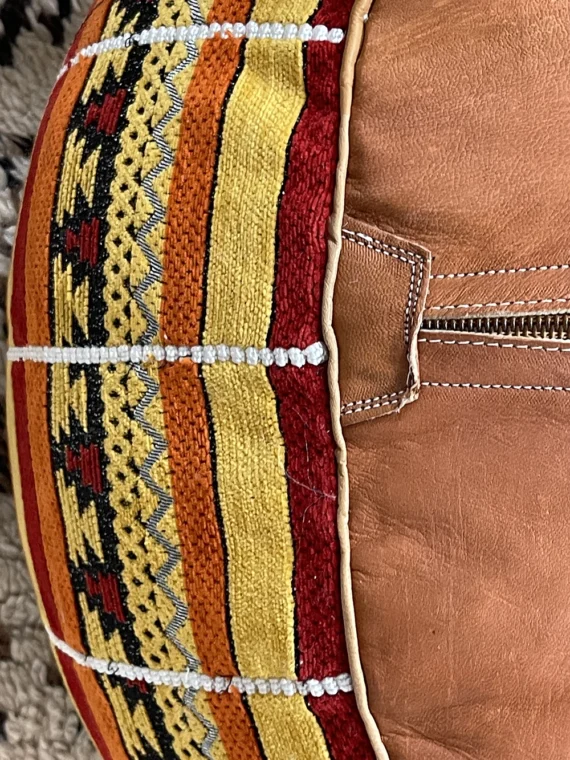 Moroccan ottoman pouf - Marrakech Gueliz