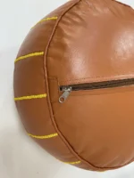 Moroccan ottoman pouf - Saffron Surprise