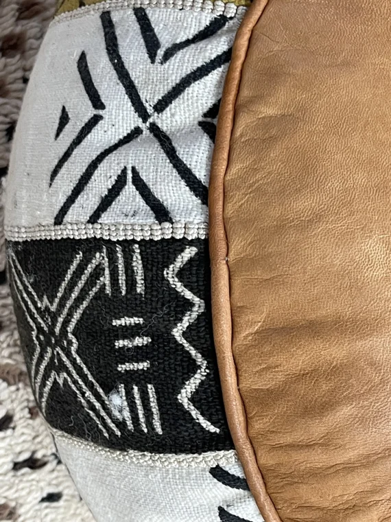 Moroccan ottoman pouf - Savannah Souk