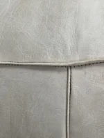 Moroccan ottoman pouf - Silvery Pearl