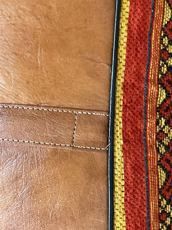 Moroccan ottoman pouf - Spice Square Seat