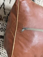 Moroccan ottoman pouf - Tannery Tuft