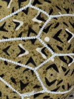 Moroccan ottoman pouf - Cinnamon Chill