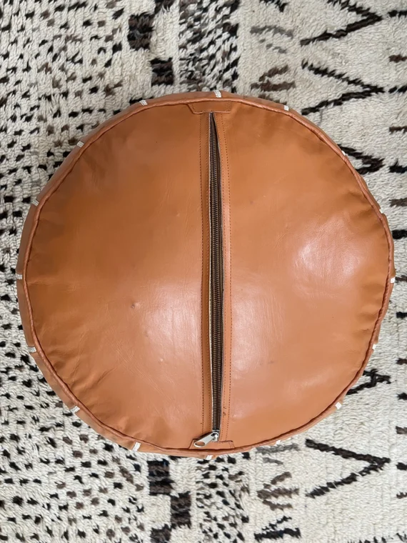 Moroccan ottoman pouf - Sun Baked