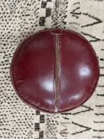 Moroccan ottoman pouf - Garnet Glory