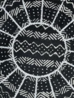 Moroccan ottoman pouf - Charcoal Premium