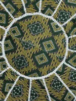 Moroccan ottoman pouf - Coffee Craze