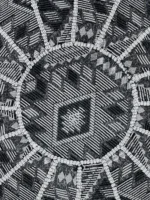 Moroccan ottoman pouf - Licorice Lullaby