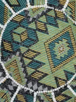 Moroccan ottoman pouf - Minty Fresh