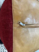 Moroccan ottoman pouf - Red Classic