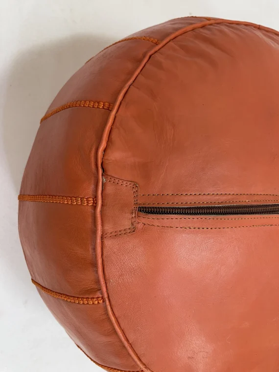 Moroccan ottoman pouf - Sunset Splendor