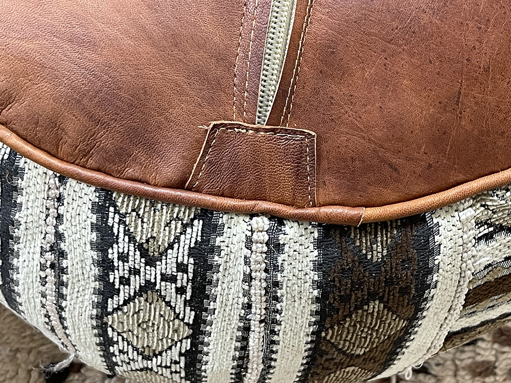 Moroccan ottoman pouf - Terra Tonic