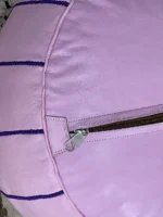 Moroccan ottoman pouf - Pink Glamour