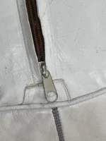 Moroccan ottoman pouf - Snowy Summit