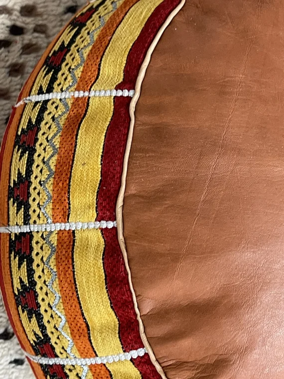 Moroccan ottoman pouf - Marrakech Gueliz