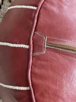 Moroccan ottoman pouf - Cinnamon Sensation