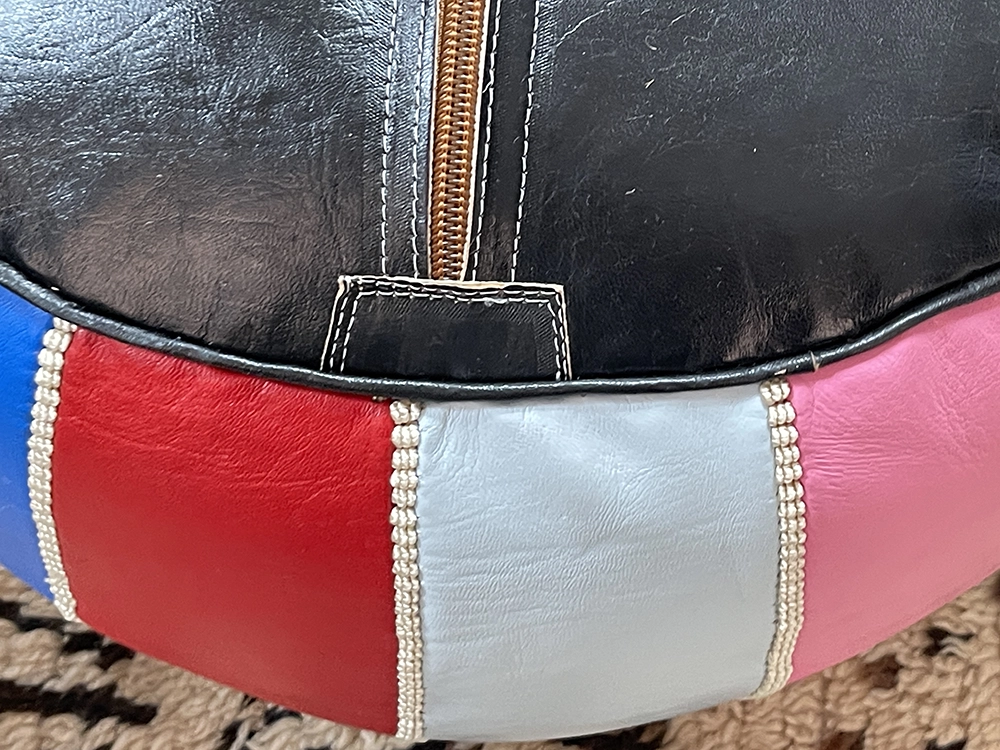 Moroccan ottoman pouf - Colorful Charisma