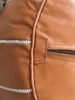 Moroccan ottoman pouf - Sun Baked