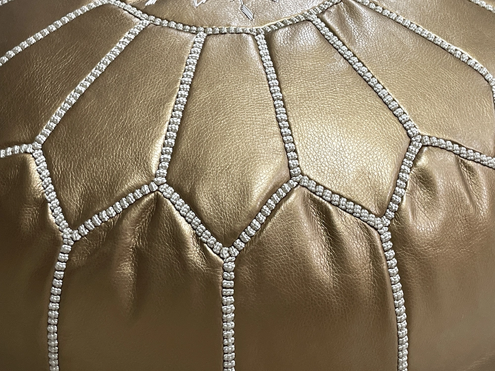 Moroccan ottoman pouf - Cocoa Charm